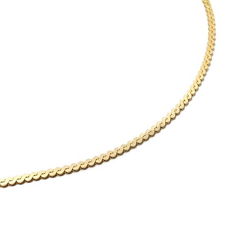 Serpentine Gold Necklace – LANARAY